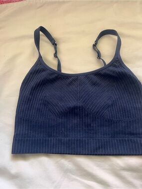 aerie Ribbed Navy Seamless Bralette